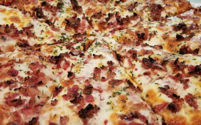 Bacon Pepperoni Pizza